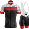 NUNOMO Abbigliamento Completo Ciclismo Uomo Tuta Bici da Corsa Professionale Maglia MTB Maglie Uomo+ Pantaloncini Imbottiti con Gel 9D, Una varietà di Stili, 3 Tasche Cycling, Running (TYP-10,5XL)