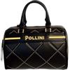 Pollini Borsa A Mano Da Donna Marchio, Modello SC4523PP0HSA0, Realizzato In Pelle Sintetica. Nero