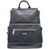 COVERI COLLECTION Zaino Donna in Pelle Sintetica, Chiusura con Zip, Tasche Multiple, Spallacci Regolabili, Apertura sul Retro Art.8021-1 Dimensioni: 33x31x13 cm (NERO)