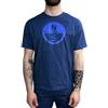 NORTH SAILS T-Shirt Uomo Manica Corta con Maxi Logo in Cotone Organico (IT, Testo, L, Regular, Regular, Beacoup Blue)