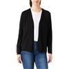 Cecil 253226 Maglione Cardigan, Nero, S Donna