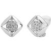 Traveller Orecchini a clip - Senza piercing all'orecchio - Placcato - Cristalli - 10x10mm - 157170