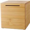 Wuhonghao Salvadanaio in legno personalizzato XXL per adulti, scatola Fortune Box in bambù - Salvadanaio senza apribottiglie per banconote, robusto e non aperto