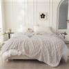 KEAYOO Morbida coperta in morbida microfibra, versatile e facile da pulire, ideale come coperta per divano e copriletto, buon regalo (cachi, 150 x 200 cm)
