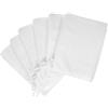 PHOGARY Set di 6 Asciugamani Bagno Viso e Bidet Microfibra Guanti da Bagno, 15×21cm Asciugamani Ospite, Piccoli Biancheria da Bagno Super Assorbenti Lavette Bagno Bianco
