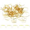 PATIKIL 10x12mm Ganci per Lampadari Cristalli, Accessori per Lampade in Cristallo 300Pz Clip per Cristalli per Fissare Parti di Cristallo, Sostituzioni per Lampadari, Oro