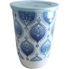 Generico Barattolo multiuso contenitore in melamina colore celeste dm 15 x 10 cm cf 1 pz