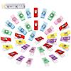 Okaytec Set 61 pz Clip Mollettine da Cucito, 60 Fermagli per Cucito Multiuso, Accessori per Cucito, Uncinetto, Lavorazione a Maglia, Colori Assortiti - Con Un Metro a Nastro di 1,50 M per Sarto