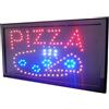 CUCUBA Insegna, Tabella pubblicitaria Luminosa a Led con Scritta Pizza 48X25X2 Cm