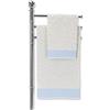 Casatessile Coppia di Asciugamani Viso e Bidet Rebecca Asciugamani Set - Azzurro