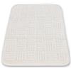 Casatessile Tappeto da Bagno Cotone City Grande, Scendidoccia, Assorbente - Bianco, 60x90 cm