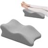 Balakaka Cuscino per Gambe 60×36×24 cm, Cuscino Gambe Federa Lavabile, Cuscino Alza Gambe per Circolazione Gonfiore Recupero da Chirurgia e Lesioni Sollievo per Gambe Pesanti, Grigio chiaro