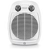 De'Longhi Hva 3220 Termoventilatore Verticale, Silenzioso, 2 Manopole, 2 Potenze, Protezione Antigoccia, Termostato, Maniglia, Protezione Antigelo, Doppio Isolamento, Piccole Dimensioni, Bianco