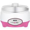 Generico Yogurtiera - Yogurtiera | Yogurtiera Automatica con Contenitore Interno in Acciaio Inox | Strumento Elettrico Multifunzione da 1,2 L per Latte da Cucina Domestica
