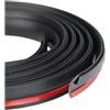 Adunsiaoto Striscia Di Tenuta per Parabrezza, Striscia Di Tenuta per Parabrezza Auto, Guarnizione Gomma Del Vetro Anteriore Automobilistico, H Forma Vetro Anteriore Nastro Sigillante(25x10mm)