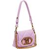 Liu Jo Jeans LIU JO Borsa a tracolla comoda, versatile dal tessuto trapuntato matelassé, con chiusura con patta calamita. Presenta tasche interne di cui una con zip. Dispone di due tracolle, una a catena color oro