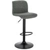 Bizzotto Sgabello bar Rafael nero-verde scuro