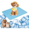 YXHZVON Tappetino Refrigerante per Cani, 60 x 52 cm Tappetino Rinfrescante per Gatti Impermeabile, Materassino Refrigerante per Cani e Gatti in Estate, M, Blu