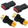 LINSYRC 2 paia XT30 a T-Plug connettore RC maschio femmina adattatore per RC auto aereo Lipo batteria ESC