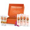 Sunsilk, Confezione Regalo Ricarica Naturale Olio d'Argan & di Mandorle, Idea Regalo Donna con 2 Shampoo 250 ml, 2 Balsamo 200 ml, 2 Trattamenti Intensivi 180 ml, 1 Elastico per Capelli