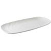 TABLE TOP Matrix Vassoio Rettangolare bianco con decoro in rilievo cm 30,5 X 15 X 2,5h - Conf. 6 pz.
