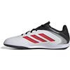 adidas Copa Pure III Club Indoor Football Boots Kids, Scarpe da Calcio, Cloud White/Lucid Red/Core Black, 32 EU