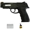 Ecommur. WG Win Gun C-300B | Fucile a Co2, palline da softair 6 mm + 5 bombolette di CO2 + bomboletta da 1000 0,12. (Potenza: 1 joule)