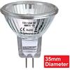 Long Life Lamp Company MR11 - Faretto a incasso, 10 W / 12 V, alogeno, 10 pz