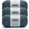 Caron All Day Cotton - 3 confezioni da 170 yards/99,8 g Country Blue 100% filato di cotone mercerizzato