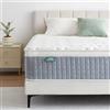 SZSL INDULGE IN COMFORT Materasso 90 x 200 cm, H3, altezza 24 cm, materasso a molle a 7 zone, con schiuma certificata Öko-Tex, materasso ortopedico a molle insacchettate, 100 notti