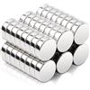Keukenket 50 magneti forti, 10 x 3 mm, piccoli magneti, piccoli, rotondi, al neodimio, extra forti, per lavagne, frigorifero, artigianato, lavagna bianca