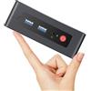 TRIGKEY Mini PC, N100 di 12a generazione (4C/4T, fino a 3,4 GHz), 16G DDR4 500G SSD Green G4 Mini computer desktop, 2*HDMI 4K@60Hz, WiFi-6, BT 5.2, accensione automatica riattivazione -LAN