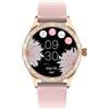 LUNIQUESHOP Smart Watch Donna Intelligente Brillante LSLUXE Rotondo | Orologio Fitness Tracker con GPS | Contapassi | Cardiofrequenzimetro | Saturimetro (SpO2) | Sonno Smart Band per Android iOS (Oro)