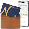 NOVOO Air Tag Card Thin 1.6mm, IP68 Impermeabile, 6 Anni Durata Della Batteria, Airtag Portafoglio Compatibile con Apple Dov'è(solo iOS), Bluetooth Wallet Tracker per Borsa, Bagaglio, Passaporto