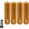 Nraonrn Batterie ricaricabili AAA per Panasonic Gigaset, 550 mAh, 1,2 V, Ni-MH Pile Ricaricabili per telefono senza fili - confezione da 4