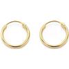 Monde Petit Orecchini a cerchio da donna - oro giallo 18K (750)