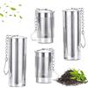 xlwen Colino Per Tisane Sfuso xlwen 4 Pezzi Colino da Tè per Tè Sfuso,Filtri per Tè in Acciaio Inox 304,Filtro The Infusione Con Catena Di Estensione per Tè Sfuso, Erbe, Spezie