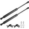 QUARKZMAN Supporti A Molla A Gas Per Mercedes Sprinter 18-23 | 2 Pz, Acciaio al Carbonio, Nero, 28cm Estesa/17.5cm Compressa, 18mm Corpo/8mm Asta, Per Mercedes-Benz Sprinter 910 VS30