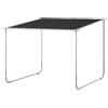 VivaGarden Pergola 3x3 mt con Rotelle, Copertura Anti-UV e Telaio in Acciaio colore Grigio - A1690CGAO66