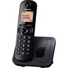 Panasonic Telefono Cordless Display a Matrice di Punti con Vivavoce e Blocco Chiamate Indesiderate colore Nero - KX TGC250JTB