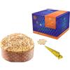 Sal De Riso Panettone al Caramello 1Kg, Panettone artigianale al caramello con sac à poche di crema al caramello