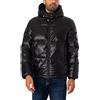 Armani Exchange Icon Project, Full Zip, Puffer Giacca, Nero, S Uomo