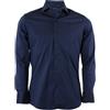 Uvaspina Camicia classica in cotone elasticizzato collo classico, Blu M