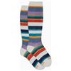 Gallo Calze lunghe bambino cotone righe multicolor bianco