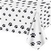oumanschak POPOYU Tovaglia in plastica per cani, 137 x 274 cm, per feste di compleanno, per giungla, safari