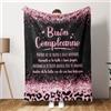 Craftique Regalo Donna Compleanno - Coperta - Regalo Amica Compleanno, Idee Regalo Donna, Regali Compleanno Donna, Regalo per Mamma Nonna Ragazza Sorella Figlia Moglie 153x127 cm
