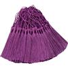 AebDerp 100 nappe da 13 cm, fatte a mano, morbide, setose, con passanti, per creazione di gioielli, progetti fai da te, segnalibri, orecchini per ragazze, portachiavi, cappello di laurea, cucito su nastri