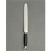 DUE BUOI ACCIAINO Cromato Piatto - 674 - Manico PLASTICA CM 27,5