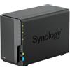 Synology Servidor nas synology disk station ds224+ 2gb 2 bahias raid gigabit ethernet