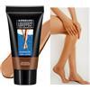 JIABAOZ Trucco per Gambe Impermeabile, Crema Colorata Gambe, Crema Coprente Capillari Gambe, Fondotinta Impermeabile per Coprire Cicatrici (Bronze)